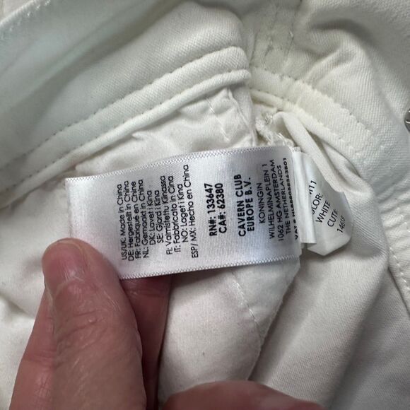 Liverpool Los Angeles White Denim Jacket Women’s XL Stretch Jean Coat - Picture 5 of 6